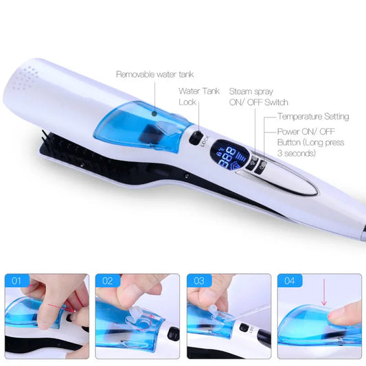Aurora Jules Ionic Steamluxe Pro Hair Straightener